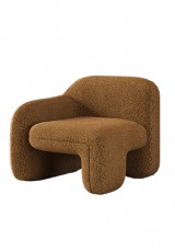 Eryx Accent Lounge Chair - Brown Eryx Accent Lounge Chair - Brown